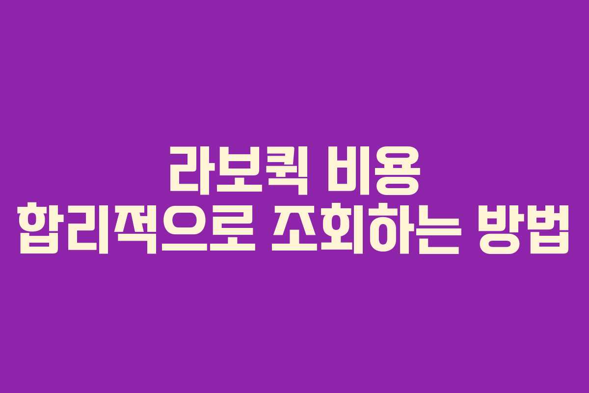 라보퀵 비용 합리적으로 조회하는 방법 라보퀵 비용 합리적으로 조회하는 방법